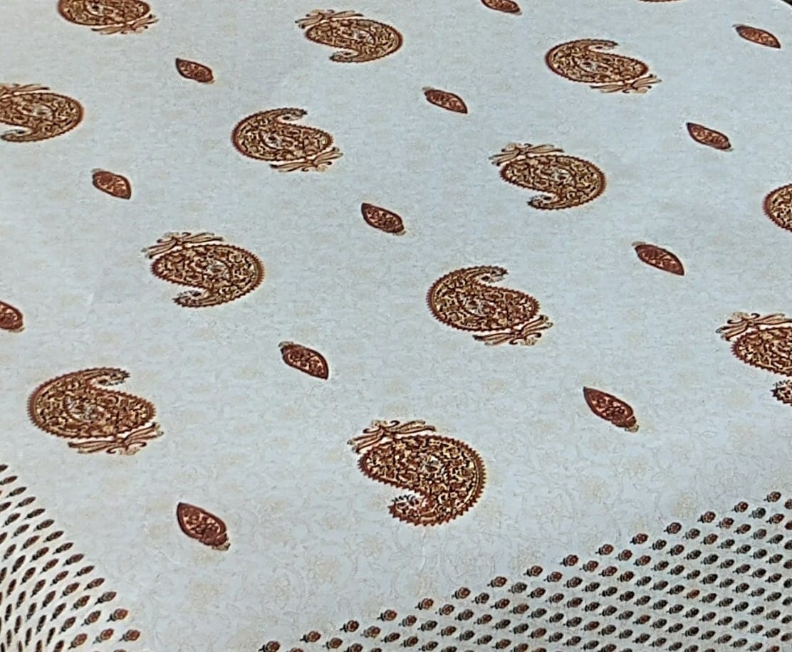 Jaipuri Paisley Cotton Bedsheet